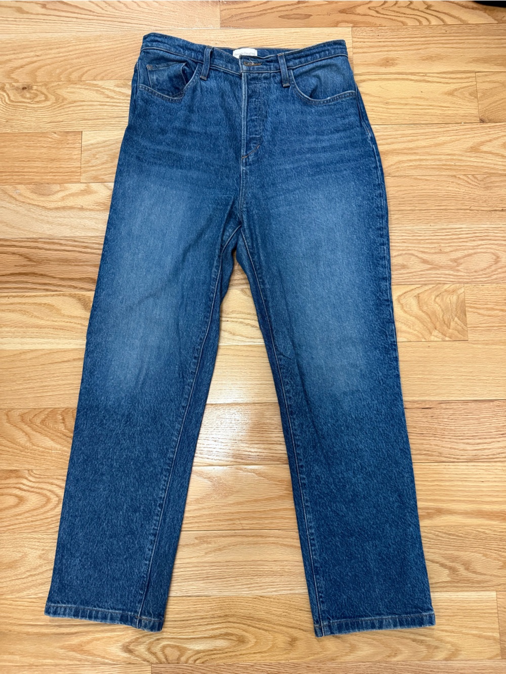 Favorite Daughter Valentina Blue Straight-Leg Women's Jeans